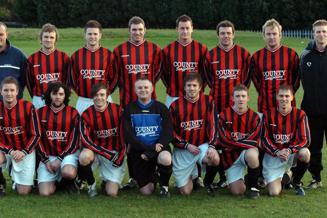 Stanley Arms of the Wakefield and District League 2007.
Back from left:  Andy Riding, Jt manager, Thomas Dufton, Matthew Pitts, Karl Powell, Thomas Jordaine, Nathan Drury, Darren Riding, Mark Pitts, Jt Manager
Front from left: Phillip Mullins, Christopher Best, Adam Trafford, Jason Hodgson, Ryan THackery, Dean Dougan, Sean Powell.