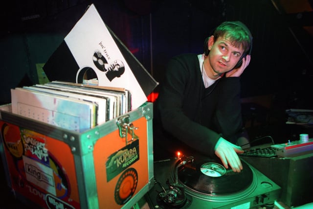 DJ Marshall at the Pleasure Rooms in Leeds city centre.