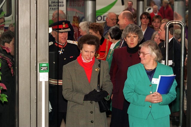 HRH Princess Royal opened the Leeds Carers Centre on Vicar Lane.
