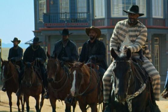 Idris Elba stars as Rufus Buck in popular western The Harder They Fall. The film spent time at the top of Netflix's most watched on its release and clocks in at 88% on Rotten Tomatoes.
Photo: COURTESY OF NETFLIX