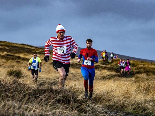 Adam Smallwood as Where's Wally and Leon Severn as Spiderman