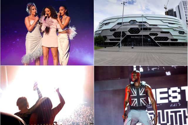 Little Mix pictured by PA Wire. Stormzy pictured by Yui Mok/PA Wire.