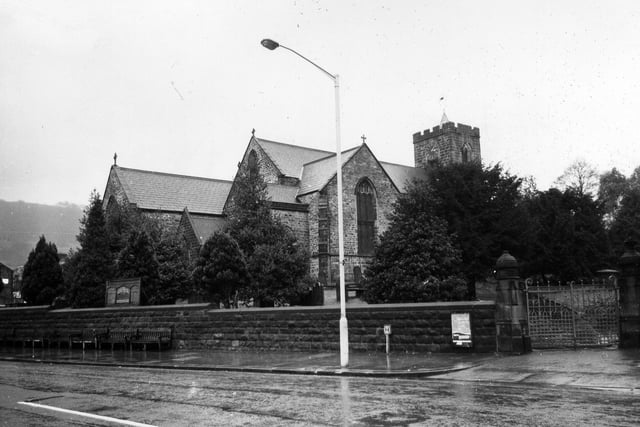 Otley Parish Church, dedicated to All Saints, located on Kirkgate.