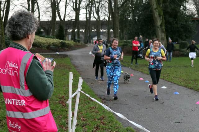 Plenty of runners put their best foot forward on New Year's Day