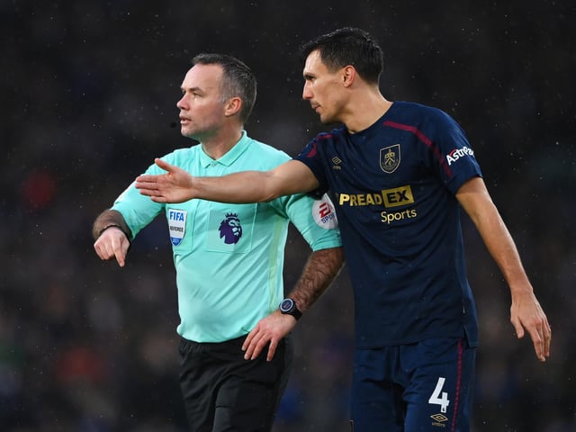 7 - Wasn't too fussy, didn't buy theatrics, kept a lid on it. Missed one or two things, the free-kick for Cornet's goal was harsh.
Photo by Stu Forster/Getty Images.