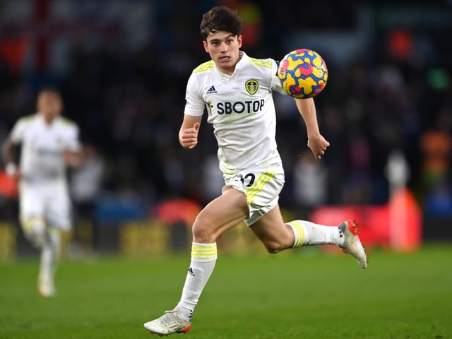 7 - Took his goal well, worked hard and provided a real threat on the left at times. Should have had an assist but Raphinha missed the gaping goal.
Photo by Stu Forster/Getty Images.