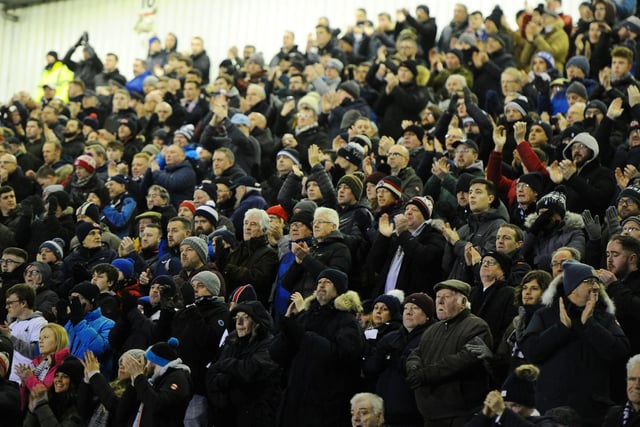 Falkirk fans at Stark's Park. Picture: Michael Gillen