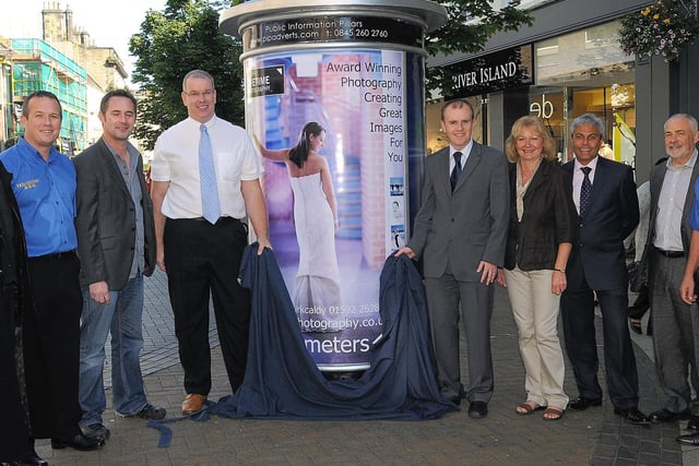 2009 saw the launch of new info pillars in the town centre for businesses to promote themselves
