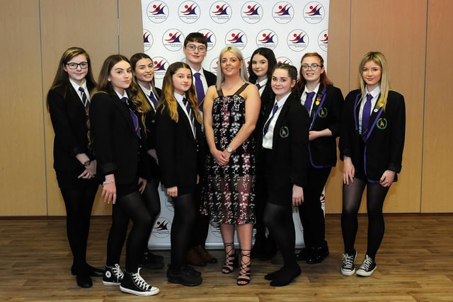 The team were winners of the Kirkcaldy and Central Fife Sport Council Junior/Youth Team Award which was presented by the  Council vice chair Danielle Law.