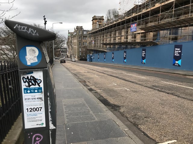 Parking bays suspended.