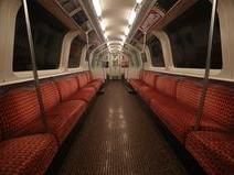 A deserted train.