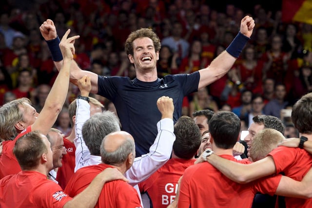 Andy Murray, helped by brother Jamie in the team event, led Great Britain to a 3-1 final success over Belgium, giving this nation its first Davis Cup victory since 1936 and their 10th overall.