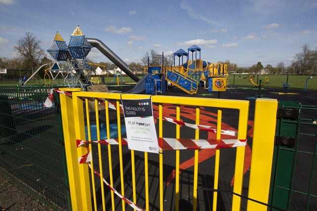 The playpark in Shedden Park, Kelso is closed.