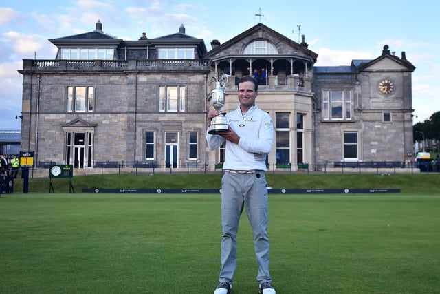 American Ryder Cup star Johnson defeated Louis Oosthuizen and Mark Leishman in a four-hole play-off at St Andrews having tied with them at 15 under after the 72 regulation holes.