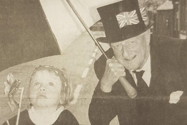 VE Day 50th anniversary celebrations at Glendouglas Primary School, Carter Bar and Edgerston Village Hall in 1995.