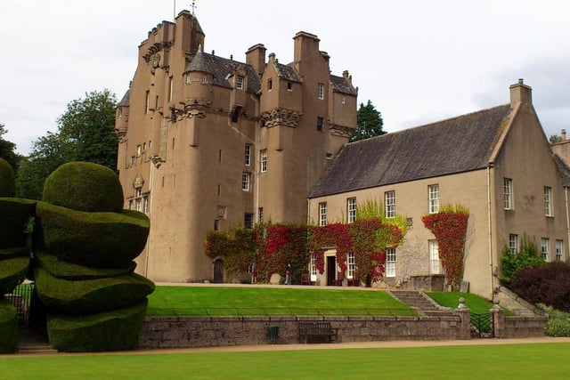 This pretty castle was built by a family that was linked to Robert the Bruce. It is surrounded by beautiful gardens and woodland and is famous for its topiary.