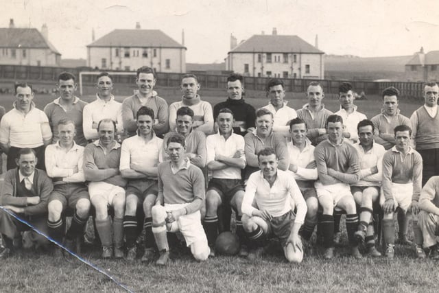 The 1936 squad took on an old boys select in May 1936
