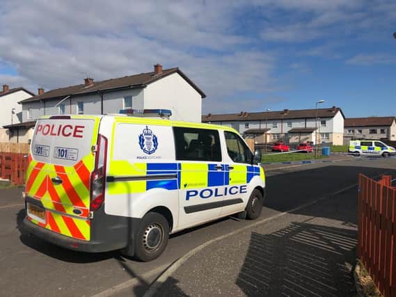 Police are at the scene of a 'chainsaw' attack in Blackburn, West Lothian