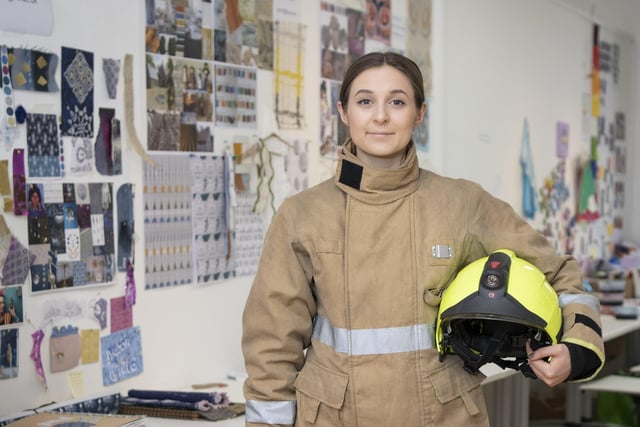Galashiels firefighter Flora Johnston, 22,recovered from Coronavirus then raised £2,180 for Friends of the BGH by running 11km each day in May.