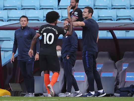 Lampard's men are up one place to third