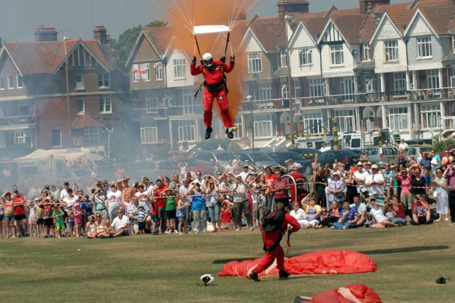 The Red Devils at Littlehampton Armed Forces Day 2010. Picture: Stephen Goodger L26162p10