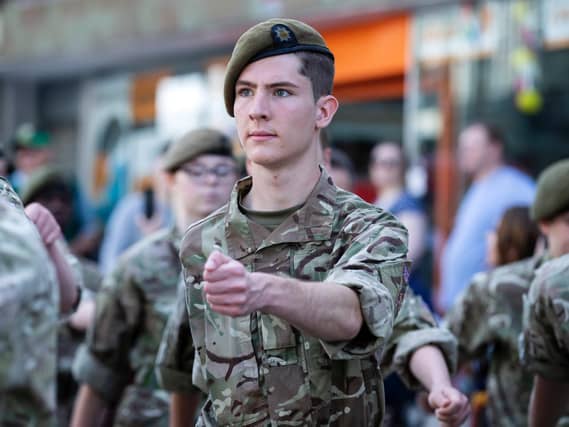 Pictures of the Armed Forces Parade in the town centre taken last year by Kirsty Edmonds.