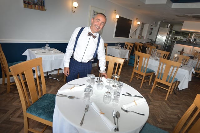 La Bella Vista in St Leonards getting ready to reopen on July 4 after the UK's lockdown due to coronavirus.

Restaurant owner Aldo Esposito SUS-200625-143157001