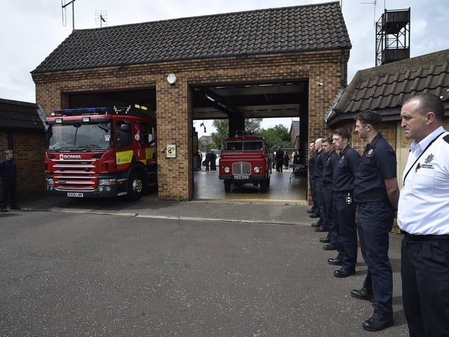 Mourners attend the funeral of Will Baker