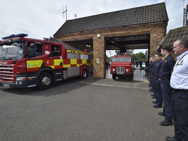 Mourners attend the funeral of Will Baker