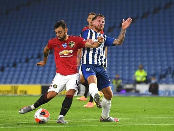 Manchester United proved far too strong for Brighton and Hove Albion at the Amex on Tuesday night