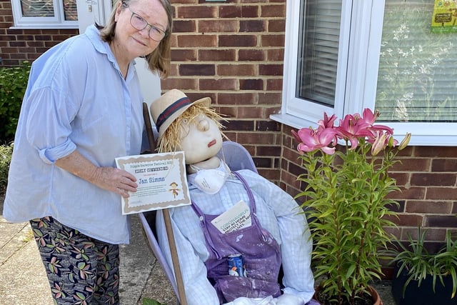 Polegate Scarecrow Festival 2020. Highly Commended, Jan Simms, Brightling Road SUS-200107-102648001