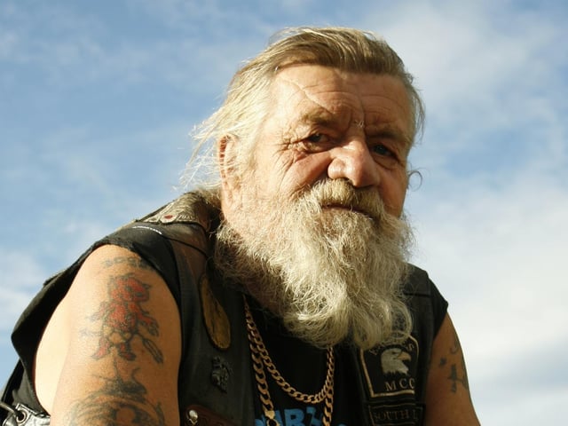 Biker and Easy Rider film fan Baz Watson from Long Sutton.