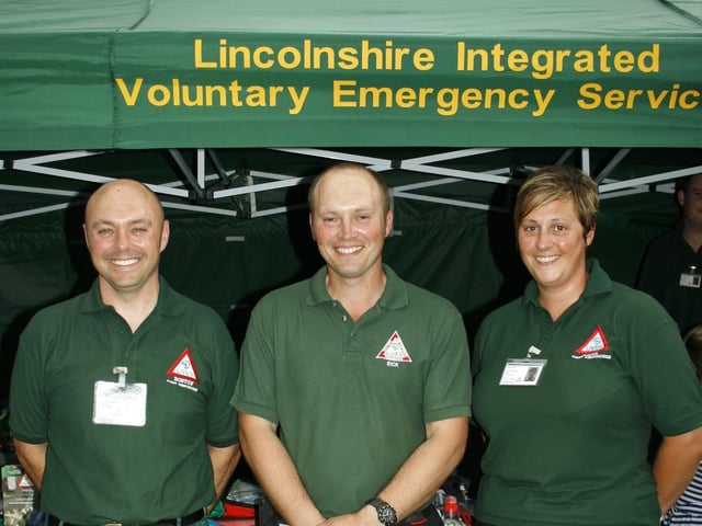 Boston LIVES First Responders, from left, Darren Butterfield, Richard Holland and Andrea Bell.