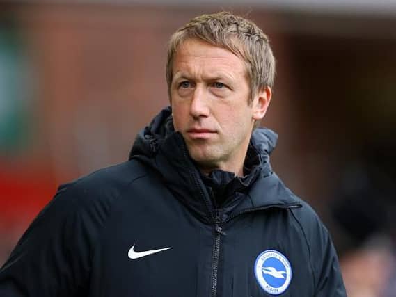 Brighton and Hove Albion head coach Graham Potter
