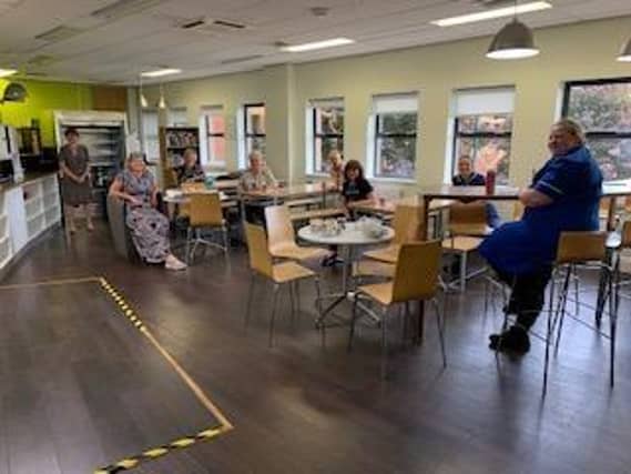 Public Health Infection Prevention Control Team supporting care homes as part of the Covid 19 response. Julie Fraser, Clare Etches, Polly Spears, Anna Sen Sarah Ward. Louise Tarplee