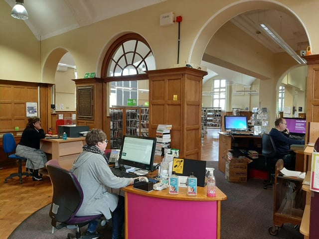 David, Jacqui and Sheila from Northamptonshire County Council's library service who were calling vulnerable residents to check they were okay during lockdown