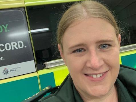 Paramedic Science students Felicity Hubbard, pictured, and Anna Leitch, became Technicians receiving payment during lockdown and spoke about their experiences.