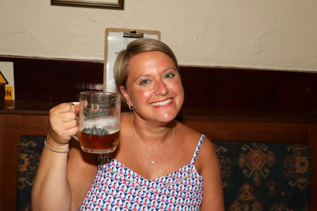 Lyndsey Graves enjoys time in the pub