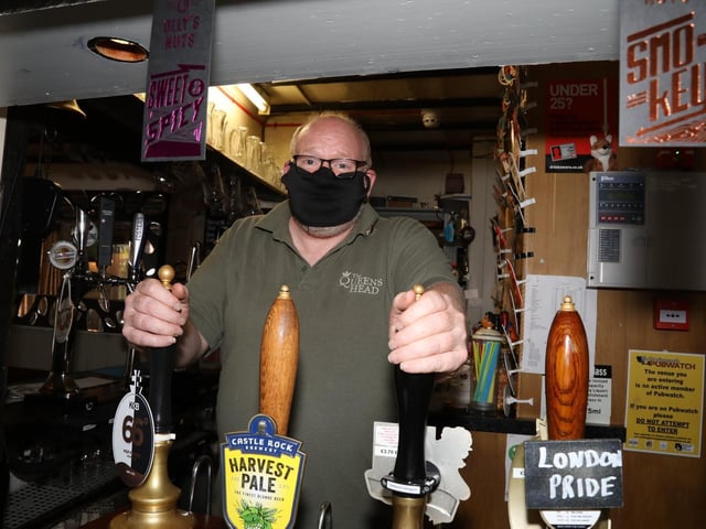 Landlord of The Queen's Head Ronan Masterson