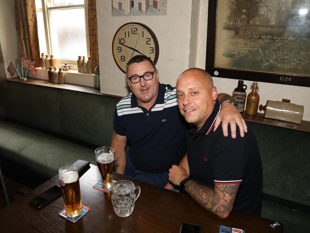 Happy to be back at the pub