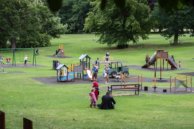 Play areas reopened today (July 4). Photo: Kirsty Edmonds.