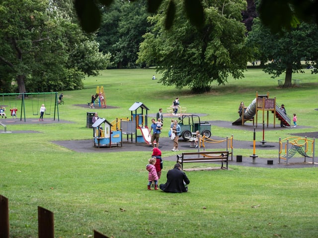 Play areas reopened today (July 4). Photo: Kirsty Edmonds.