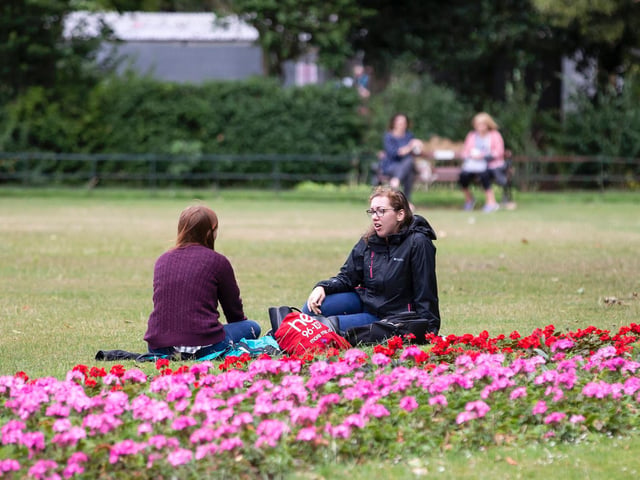 The rest of the park was also being used as the play area reopened. Photo: Kirsty Edmonds.