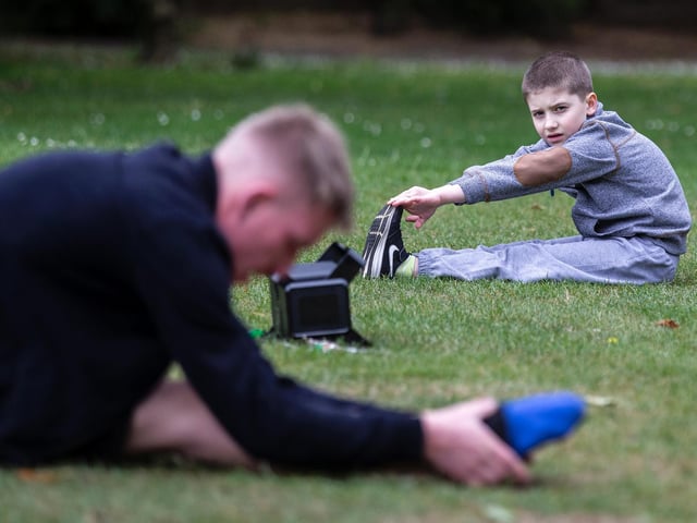 There was even a dance class happening in the park. Photo: Kirsty Edmonds.