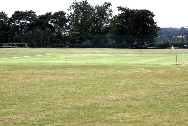 The Uckfield Anderida Cricket Club pitch at Victoria Pleasure Ground has been the venue for a different game over the past few days / Picture: Ron Hill - Hill Photographic