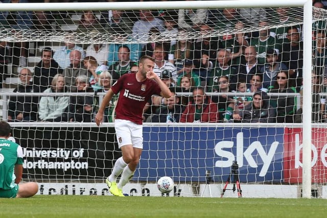 The first sign that Cobblers were starting to click under Curle. Plymouth came to the PTS in good form but they were blown away by an outstanding team performance. Watson's penalty and a brace from Williamssealed a fine win.