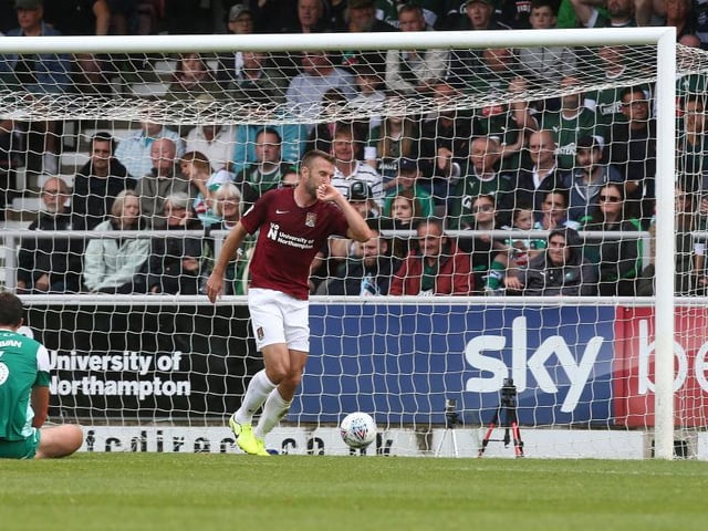 The first sign that Cobblers were starting to click under Curle. Plymouth came to the PTS in good form but they were blown away by an outstanding team performance. Watson's penalty and a brace from Williamssealed a fine win.