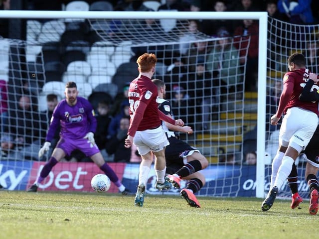 Cobblers wouldn't have even finished in the play-off positions but for this terrific victory just two weeks before lockdown. Goode opened the scoring and that man Morton bagged a brace to crucially keep Cobblers above Port Vale.