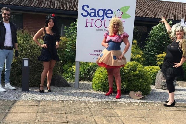 Sage House staff 'Dress up 4 Dementia' SUS-200607-145354001