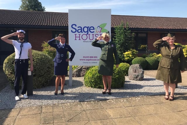 Sage House staff 'Dress up 4 Dementia' SUS-200607-145405001